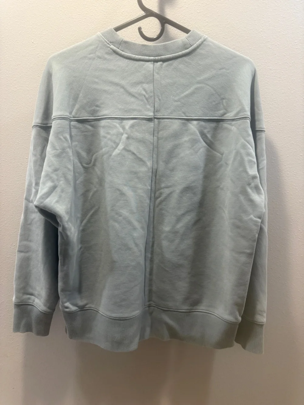 Vuori Women's Crewneck Sweater in Light Sage - Picture 2 of 2